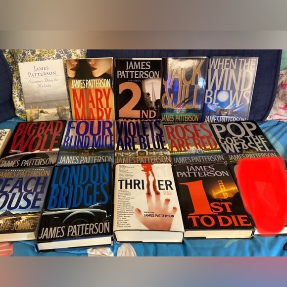 James Patterson Other - Hardcover James Patterson books $5 each. Some never read so In pristine shape